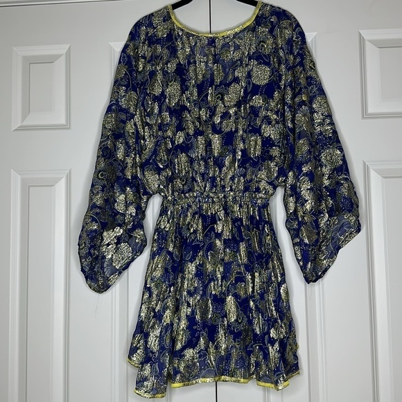 Miss June Paris Pool Dress in Cobalt Blue OS - Picture 13 of 13